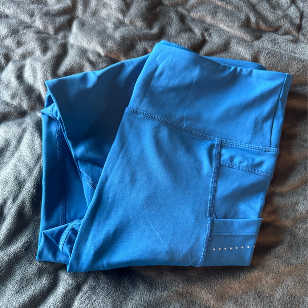 Zyia Blue Leggings with Pockets